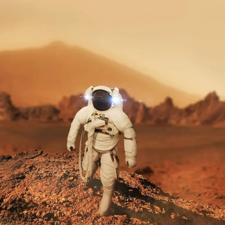 Mars landing 2025 astronaut scientific research