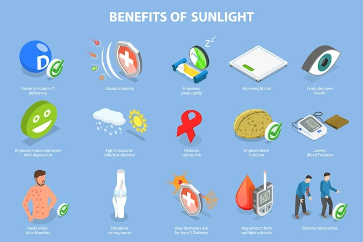 vitamin D deficiency illustration autumn