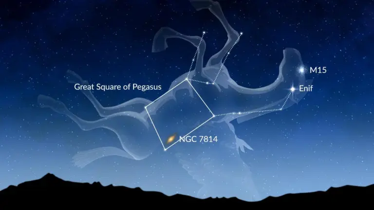 night sky autumn constellations pegasus cassiopeia czech landscape