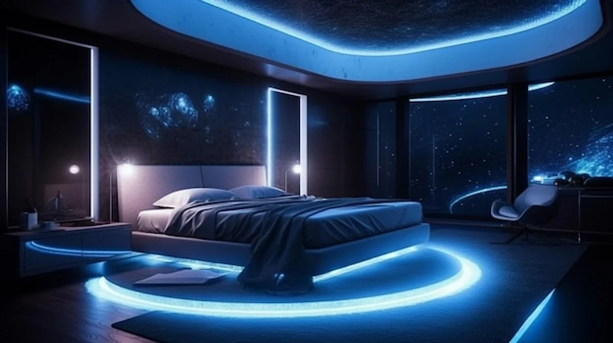 blue light effect sleep smartphone bedroom