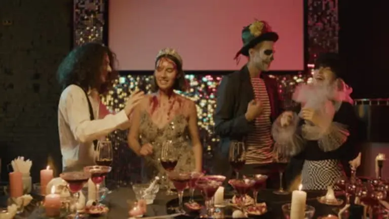 Celtic autumn festival fire night Europe