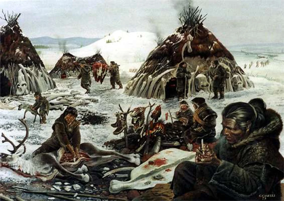 Dolní Věstonice archaeological site autumn