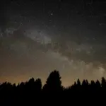 autumn stargazing in Czech Republic clear night sky