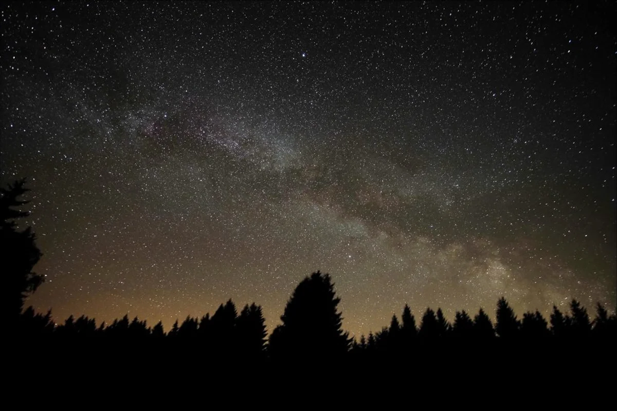autumn stargazing in Czech Republic clear night sky