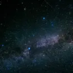 clear starry november night Czech Republic