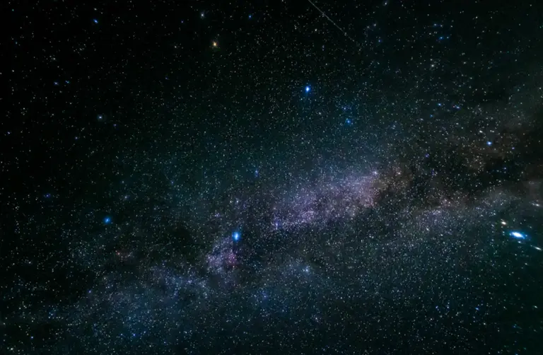 clear starry november night Czech Republic