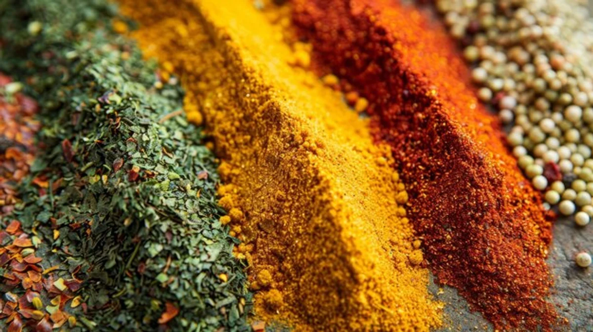 spices variety kitchen vivid closeup