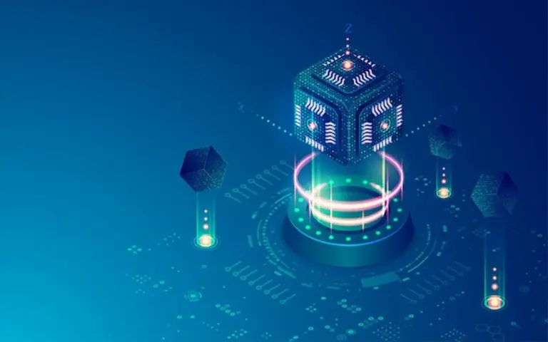 futuristic illustration quantum computing impact