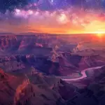 autumn starry sky czech night landscape