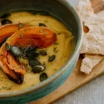 pumpkin soup autumn cozy Czech kitchen