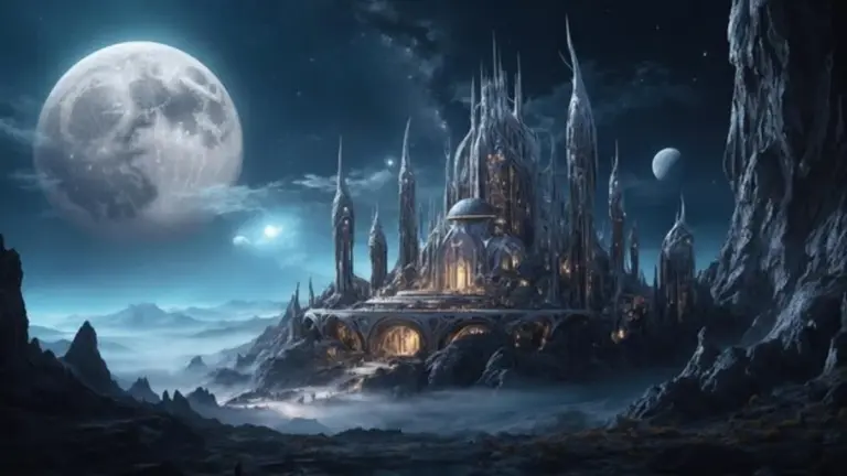 mysterious alien lights night sky over Czech countryside