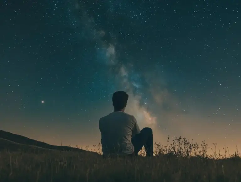 people watching stars night sky wonder