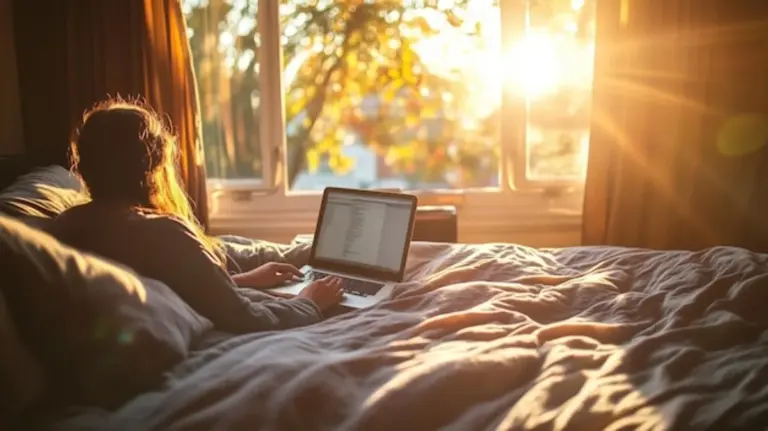 autumn productivity focus healthy lifestyle work from home