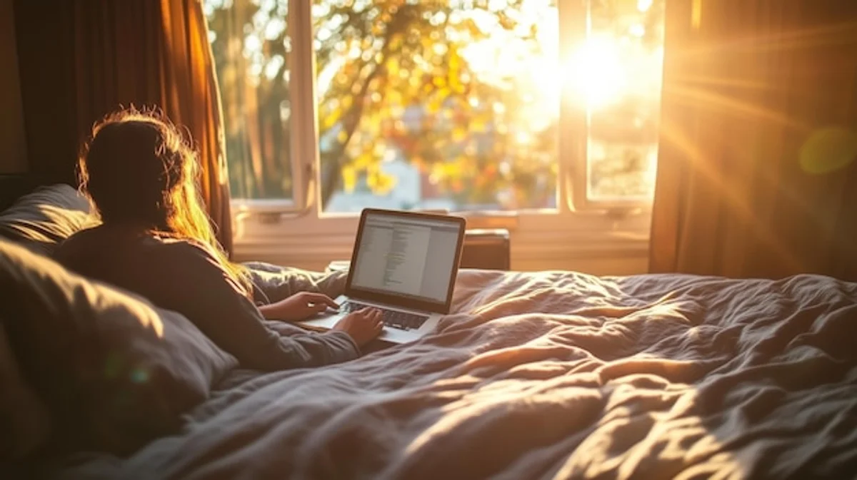 autumn productivity focus healthy lifestyle work from home