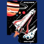 deep space discovery concept illustration