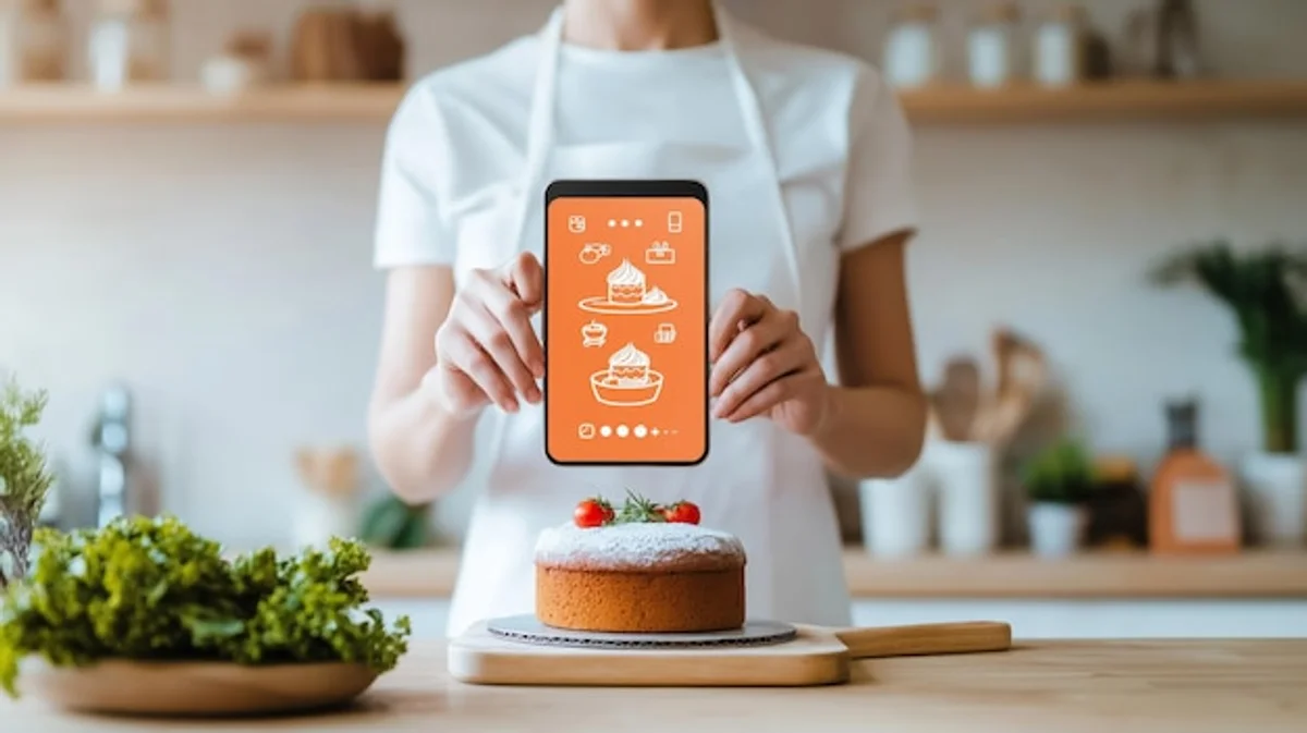 cooking app inspiration smartphone kitchen