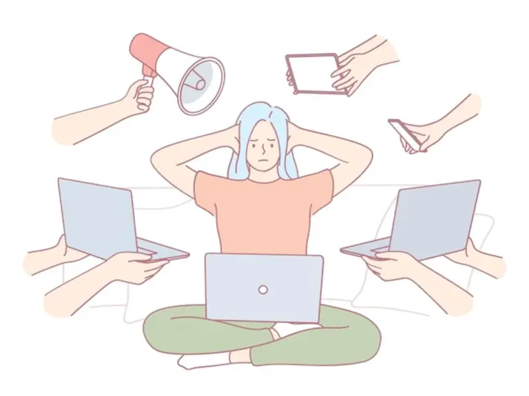 technology distracted people multitasking