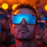 safe solar eclipse glasses outdoor people