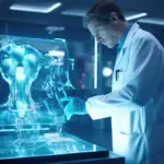 European quantum computer in laboratory modern