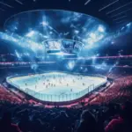 hockey records celebration ice stadium