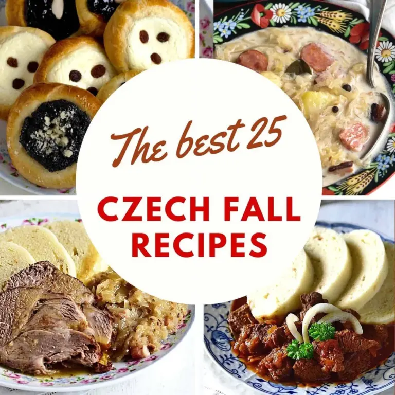 happy autumn food mood Czech home