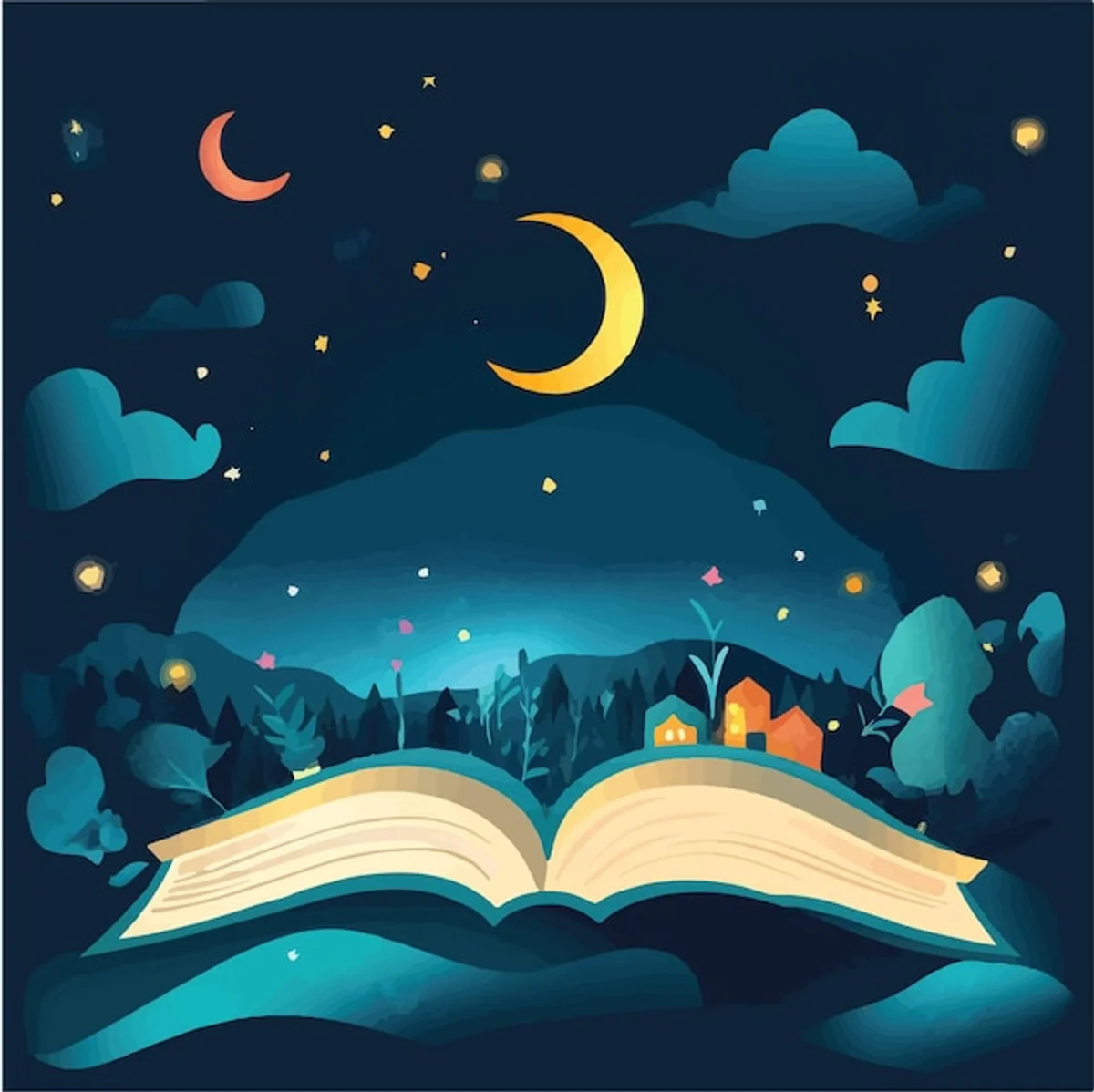 family stargazing evening field smartphone app