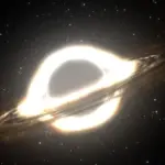 supermassive black hole space illustration