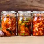 homemade Czech fermented vegetables closeup health