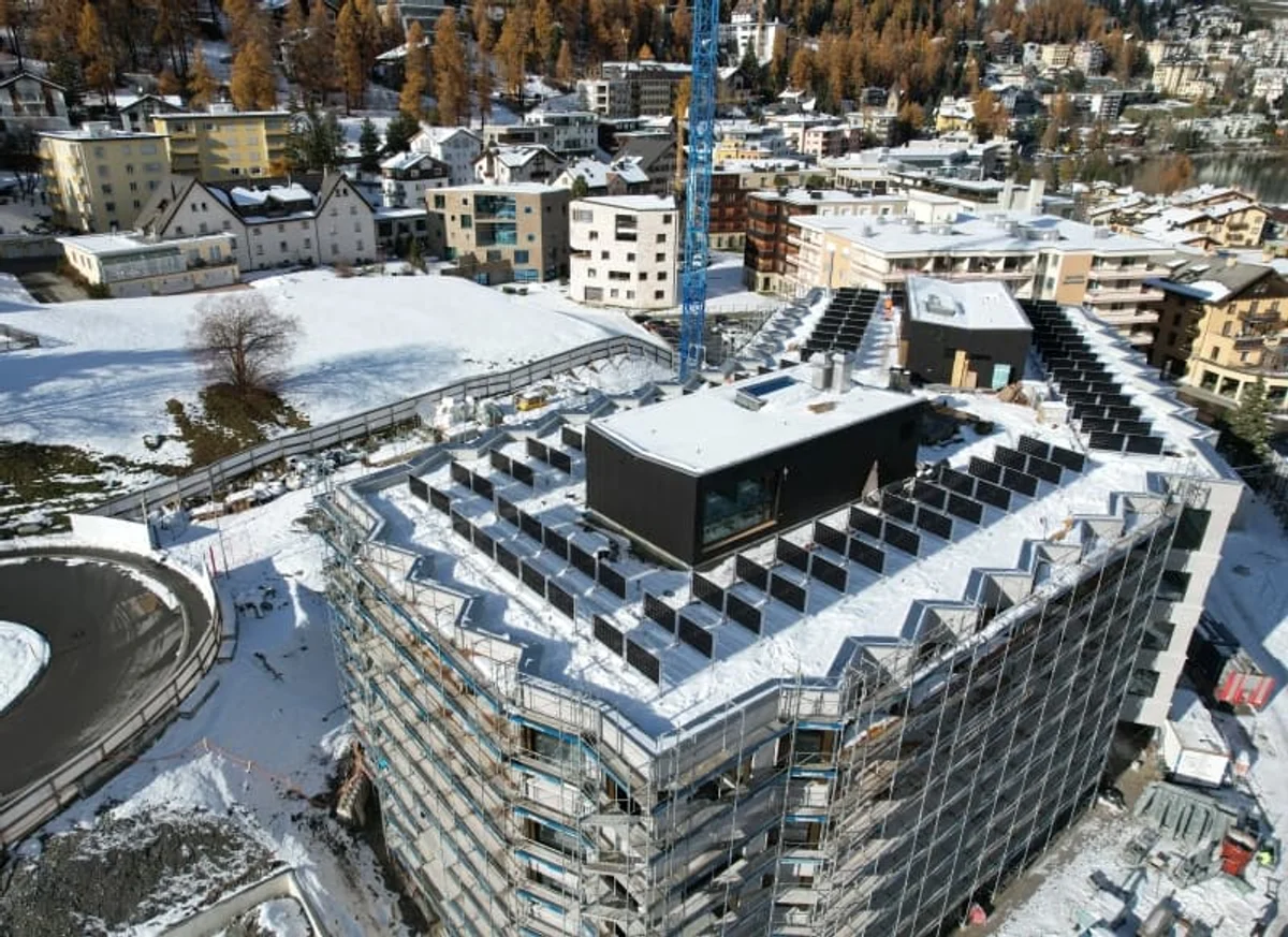 bifacial solar panels snow innovation Europe