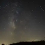 orionids meteor shower over Czech Republic night