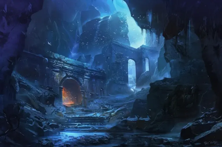 ancient mysterious ruins prague city