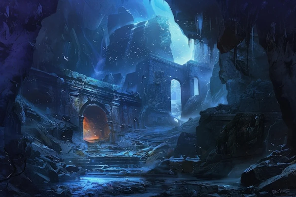 ancient mysterious ruins prague city
