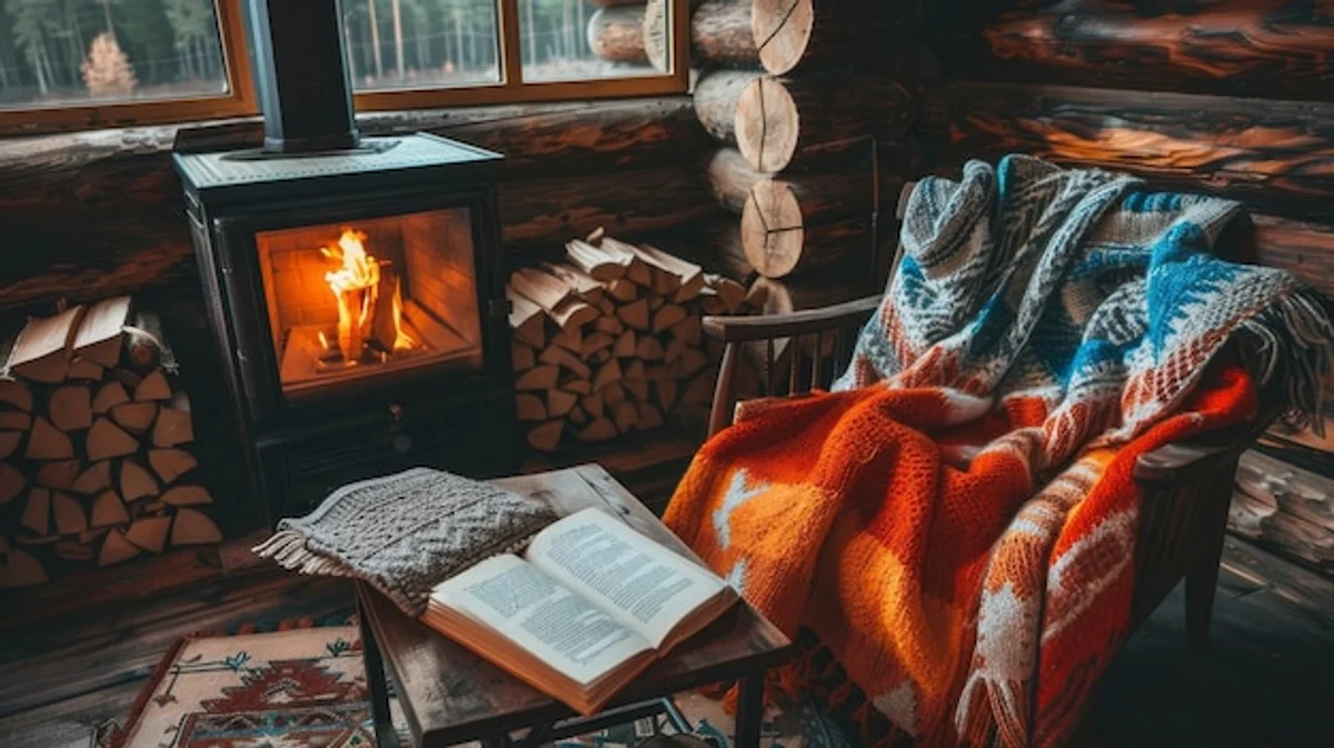 cozy home evening hygge winter