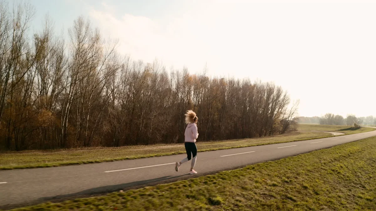 marathon training outdoors czech autumn