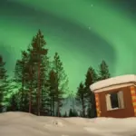 aurora borealis czech republic sky landscape