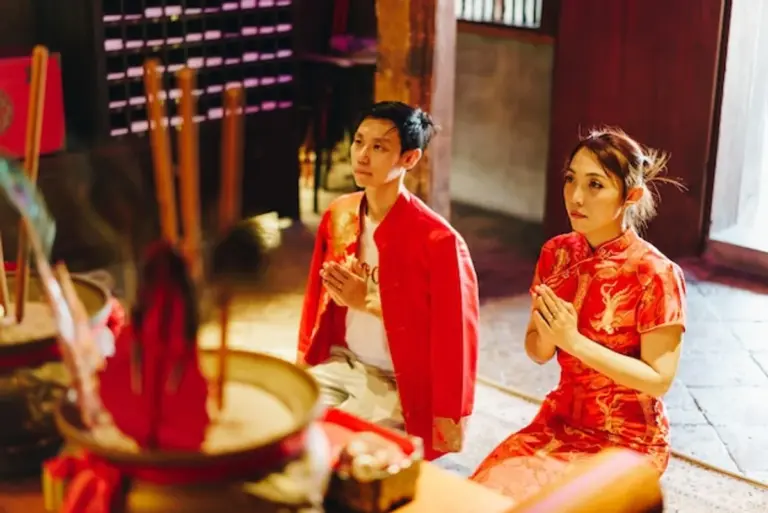 Asian traditional rituals ceremony