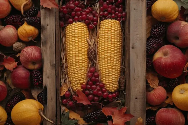 Native American autumn harvest festival celebration