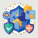 cybersecurity Europe data protection shield map