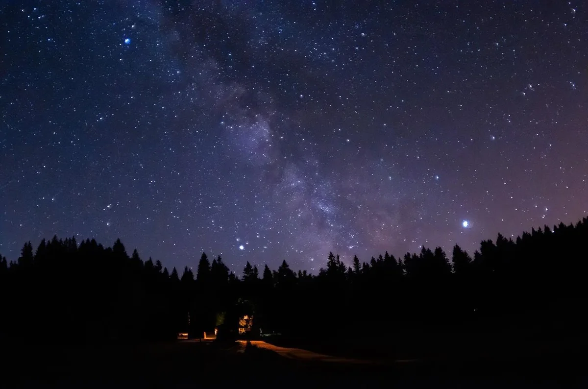 Czech Paradise night clear sky stargazing autumn lookout