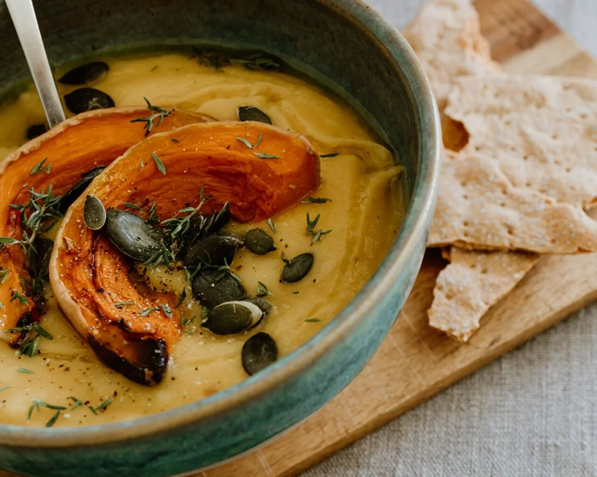 quick pumpkin soup autumn czech home kitchen