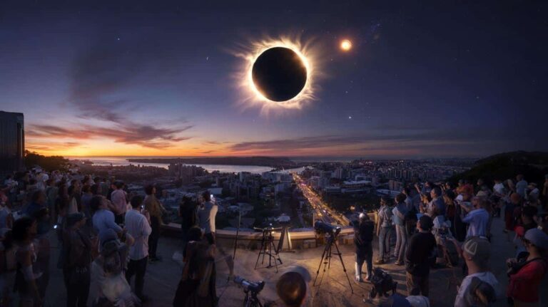 Neobvyklé celkové sluneční zatmění století