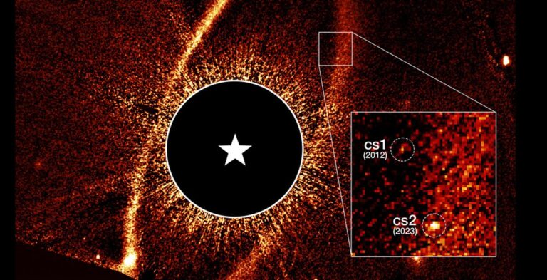 Objev nového světelného bodu kolem hvězdy Fomalhaut A