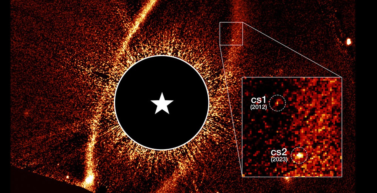 Objev nového světelného bodu kolem hvězdy Fomalhaut A