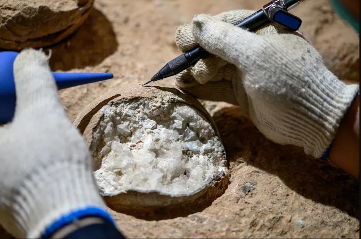 První přímé datování dinosaurích vajec