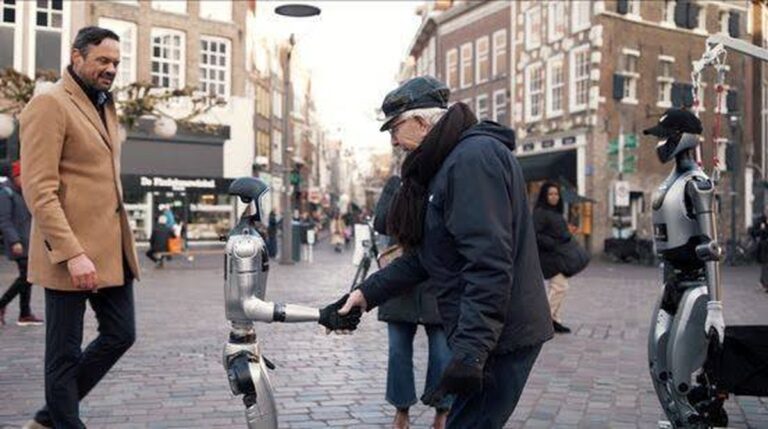 Reakce lidí na roboty ve Zwolle
