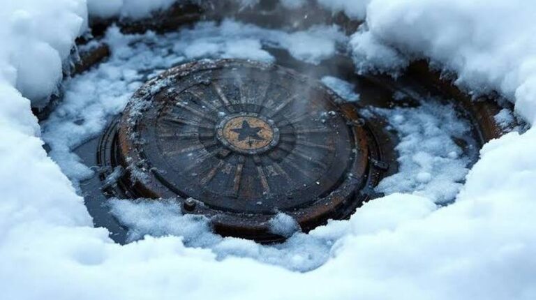 Fyzikální jevy v zimní izraelské kanalizaci