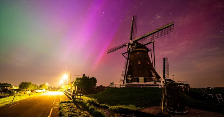 Jak je možné, že polární záře dosahuje až do Nizozemska?