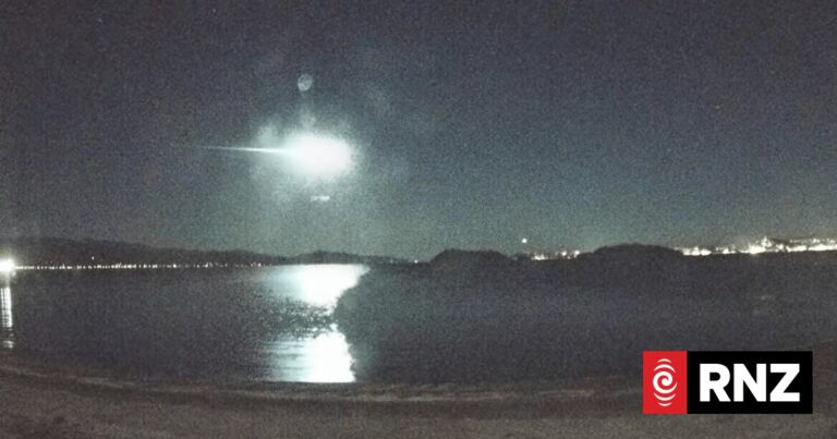Možný meteorit viděn na Novém Zélandu