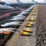 Obrana Islandie před erupcemi: Výstavba obřích bariér proti lávě